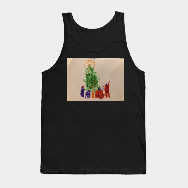 Christmas presents under the tree Tank Top by Juliejart